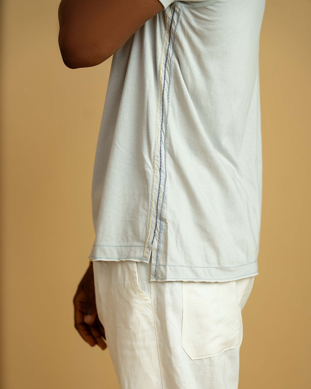 III Stripe Crew T-Shirt